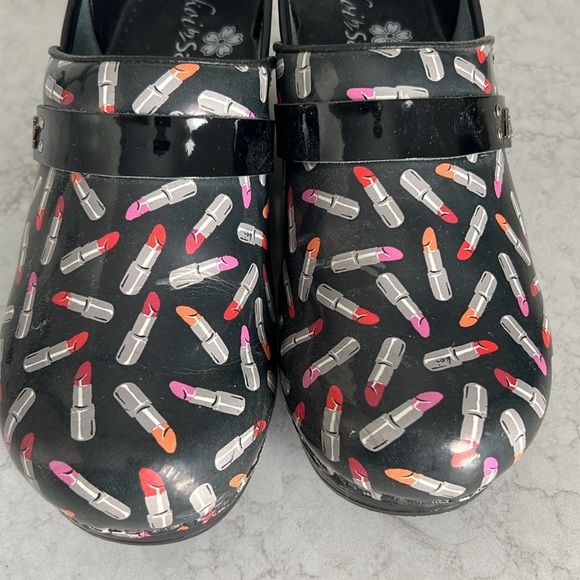 Koi by Sanita clogs size 39 Lipstick 💄 print - Picture 2 of 5